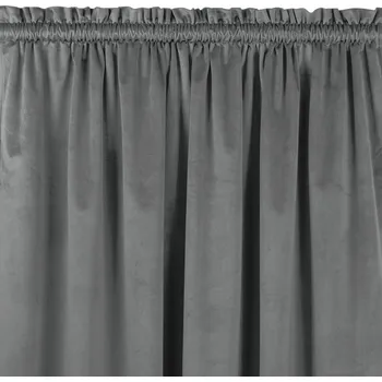 Závěs Závěs Vila s tunelem a nařasením grafitový, velikost 135x175