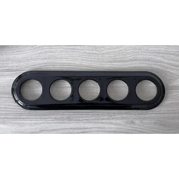 vypínač Keramický rámeček pětinásobný černý