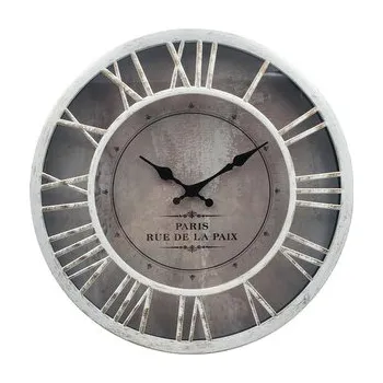 Hodiny Nástěnné hodiny MARDAN hnědá/bílá O 40 cm Mybesthome