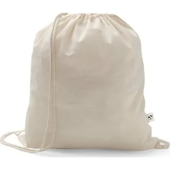 SALAMANCA. Taška na batoh ze recyklované bavlny (70%) a polyesteru (30% rPET) (150 g/m²), Firemní dárkové předměty s vlastním potiskem