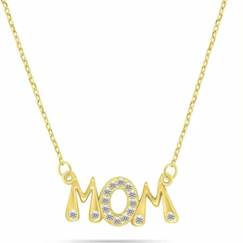 Náhrdelník Brilio Silver Pozlacený náhrdelník pro maminku NCL186Y + 2 měsíce na vrácení zboží