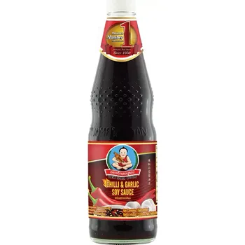 Omáčka Dek Som Boon Sojová omáčka s chilli a česnekem 700 ml