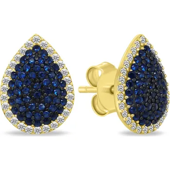 Náušnice Brilio Silver Elegantní pozlacené náušnice s kubickou zirkonií EA1154YB + 2 měsíce na vrácení zboží