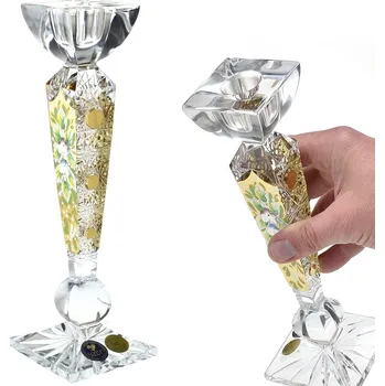 Aroma lampa Bohemia Crystal hand cut Svícen 25,3 bohatý brus 500PK + zlato s vysokým smaltem