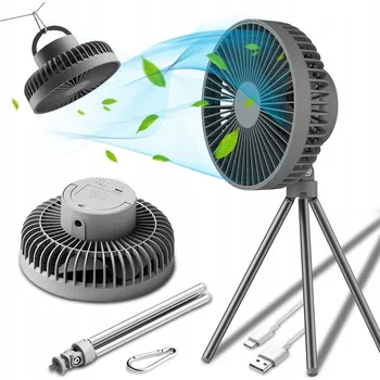 Domácí ventilátor Mini ventilátor Heckermann DQ213 černý