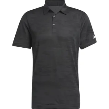 Adidas Ultimate365 Textured Stripe pánské polo, černé pánské, XL