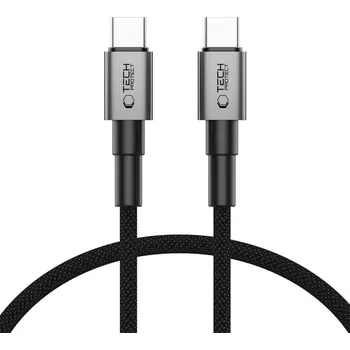 Datový kabel TECH-PROTECT ULTRABOOST DNA TYPE-C CABLE PD60W/3A 25CM IRON GREY