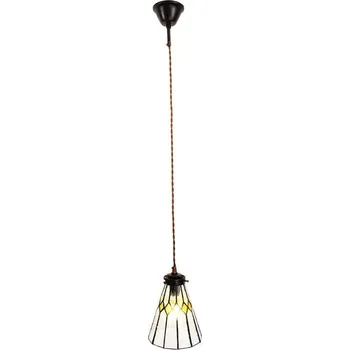 Clayre & Eef, Holandsko Závěsná lampa Tiffany VINTAGE STREET Clayre & Eef 5LL-6194 Ø 15*115 cm E14/max 1*25W