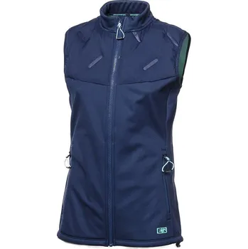 Jezdecká mikina Dámská jezdecká vesta PROGRESS Shagga Lady modrá Velikost: M