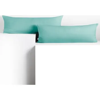 Bytový textil Povlaky na polštáře Amber I světle tyrkysové, velikost 40x200*2