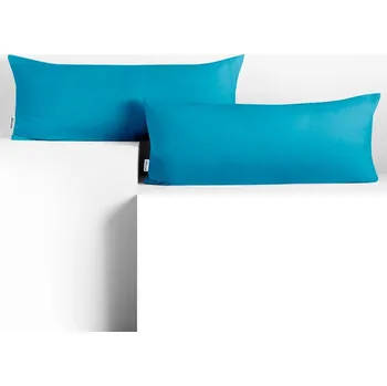Bytový textil Povlaky na polštáře Amber tyrkysové, velikost 40x145*2