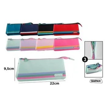 Set školních potřeb Piórnik tuba 3 - komorowy22x9,5cm MIX