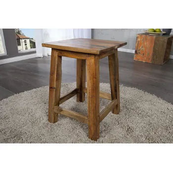 Stolička Noble Home Stolička Karujo, 45 cm, recyklované dřevo