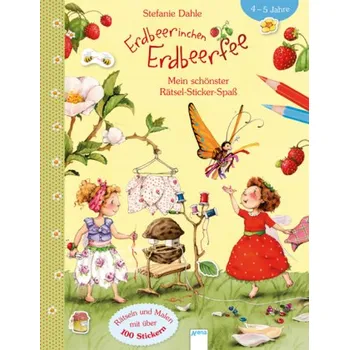 První čtění Erdbeerinchen Erdbeerfee. Mein schönster Rätsel-Sticker-Spaß - Dahle, Stefanie