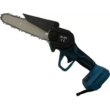 Ruční pilka Aku elektrická ruční pilka D01 + 2x baterie 21 V + náhradní lišta + náhradní řetěz + kufr