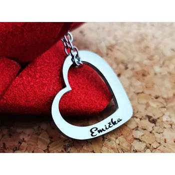 Náhrdelník u Psíka | Náhrdelník Tenké srdce | 16*18mm