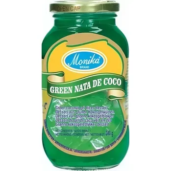 Bonbon Monika Kokosový gel zelený Nata de Coco 340 g