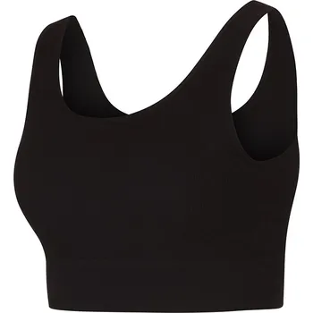 Podprsenka Dámský bezešvý top PROGRESS Nova Top černý Velikost: L/XL