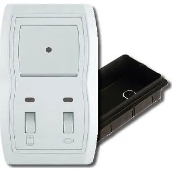 Elektrická zásuvka Koupelnová kombinace STATUS 096 bílá