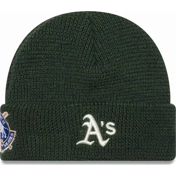 Čepice NEW ERA kulich - Knit medium MLB Short cuff beanie OAKATHCO (DKG) velikost: OS
