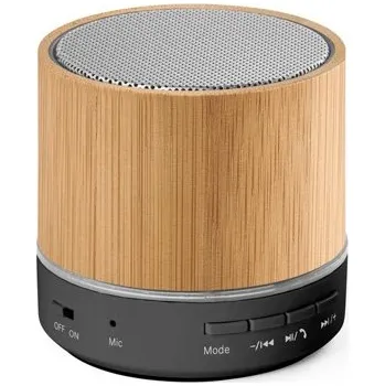 RE-GLASHOW. 3W přenosný reproduktor s výdrží baterie 4h30m na ​​recyklovaného ABS (100% rABS), Firemní dárkové předměty s vlastním potiskem