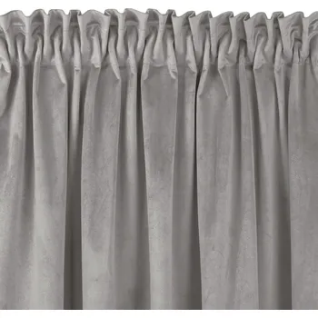 Závěs Závěs Homede Vila II s řasící páskou typu drak a nařasením šedý, velikost 265x225