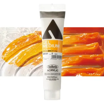 Vodová barva Akrylové médium Holbein 120 ml - Gel Medium