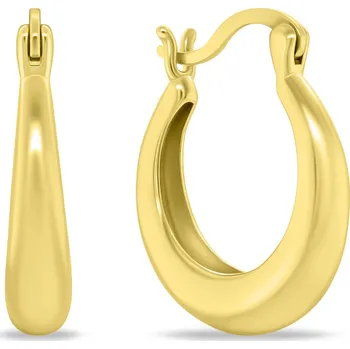 Náušnice Brilio Silver Pozlacené oválné náušnice EA1145Y + 2 měsíce na vrácení zboží