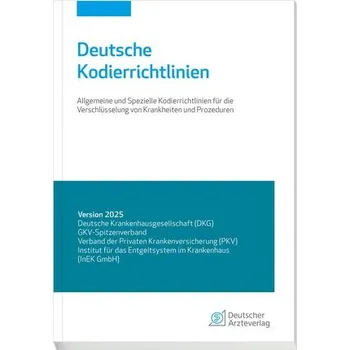 Deutsche Kodierrichtlinien Version 2025 - Verband der Diätologen