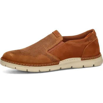 Pánské polobotky Robel pánské nubukové polobotky - hnědé