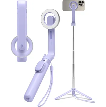 Selfie tyč Spigen MagSafe Tripod Selfie Stick Lavender AMP07658