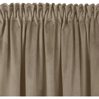 Závěs Závěs Homede Vila III s řasící páskou typu drak a nařasením béžový, velikost 135x300