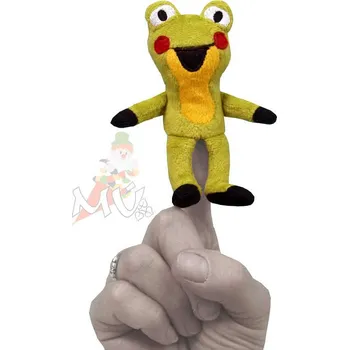 maňásek MORAVSKÁ ÚSTŘEDNA Maňásek prstový Žabka 11 cm