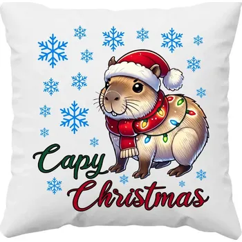 Žertovný předmět Capy Christmas - polštář s potiskem