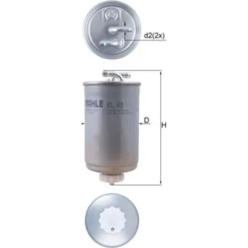 Palivový filtr Palivový filtr MAHLE KL 43