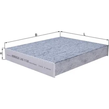 Ventilátor topení a klimatizace Filtr, vzduch v interiéru KNECHT LAK 1138