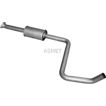 Výfukový systém Střední tlumič výfuku ASMET 05.241