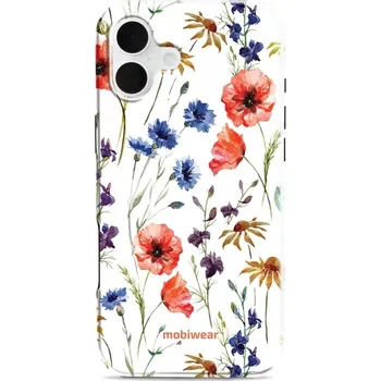 Pouzdro na mobilní telefon Odolný obal Mobiwear Elite Pro - Apple iPhone 16 Plus - EP04E Luční kvítí (Odolné pouzdro, obal kryt Mobiwear Elite Pro - maximální ochrana mobilu, zesílené hrany, přesné výřezy, pohodlné držení, odolná grafika, kvalitní materiály)