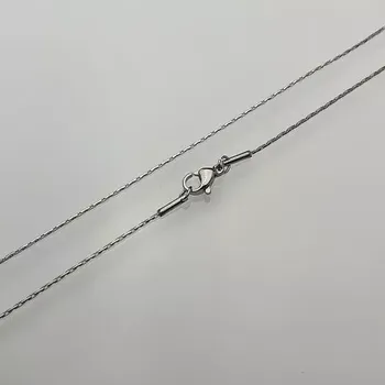 Řetízek Ocelový řetízek stříbrný - 50cm