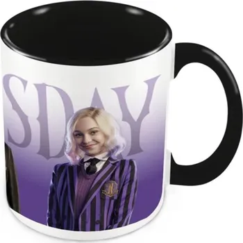 Keramický hrnek Netflix|Wednesday: Studenti Nikdy víc (objem 315 ml)