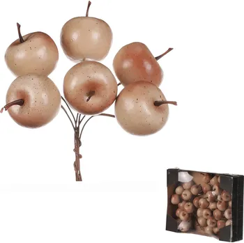 umělá květina Jablíčka na drátku - béžová, cena za balení (36 ks)