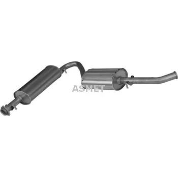 Tlumič výfuku Zadní tlumič výfuku ASMET 09.041