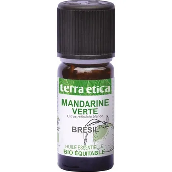 Vonný olej Terra Etica Bio esenciální olej ze zelené mandarinky z Brazílie, 10 ml