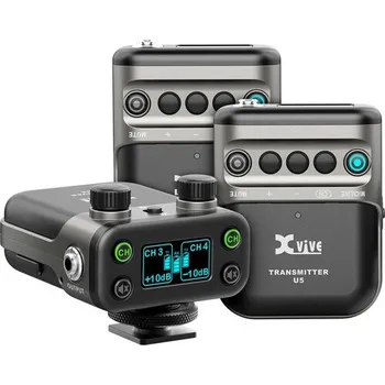 Mikrofon Xvive U5 Bundle, 2x Transmitter + 1x Receiver + prodloužená záruka 3 roky