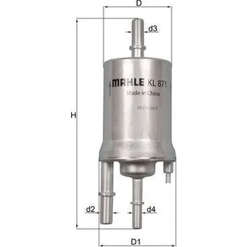 Palivový filtr Palivový filtr MAHLE KL 871