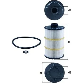 Olejový filtr Olejový filtr MAHLE OX 1123D