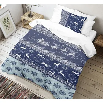 Povlečení Kvalitex Bavlněné povlečení Snow 3D Velikost: jednolůžko 140x200 + 70x90 cm