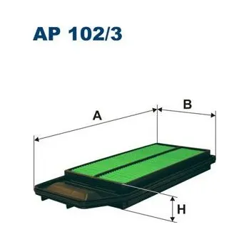 Vzduchový filtr Vzduchový filtr FILTRON AP 102/3