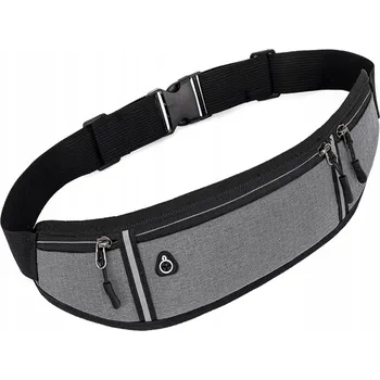 Ledvinka POUZDRO/LEDVINKA NA TELEFON, BĚŽECKÝ PÁS, TAŠKA NA KLÍČE, PROCHÁZKY - ŠEDÁ