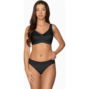 Podprsenka Měkká dámská podprsenka soft bez kostic Gaia BS 1163 Rachela černá 110E